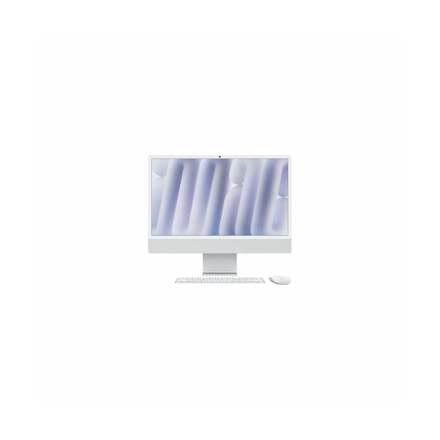 Apple iMac 24 inch: M4 10/10, 16GB, 256GB SSD - Silver