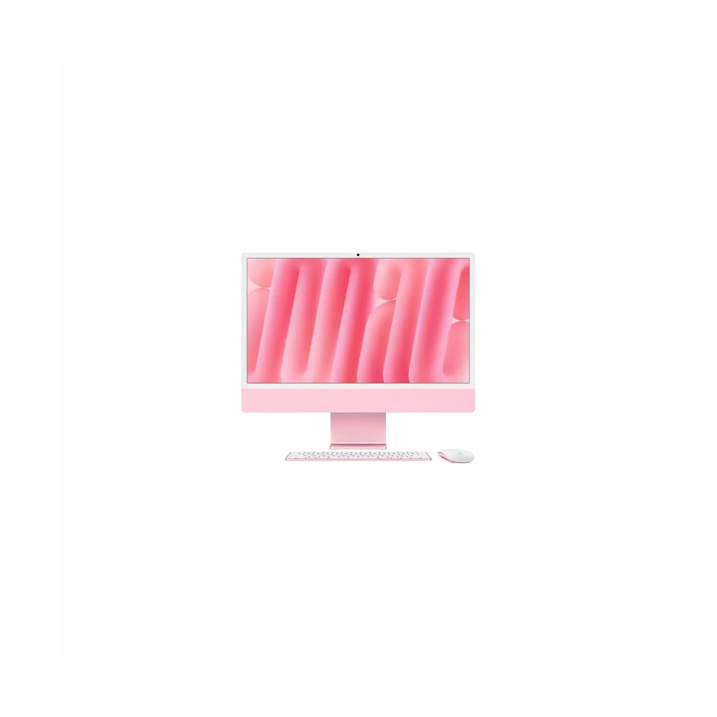 Apple iMac 24 inch: M4 10/10, 16GB, 256GB SSD - Pink