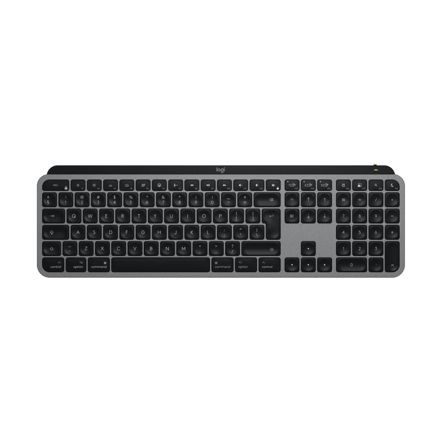Logitech KEYBOARD WRL MX KEYS S MAC/SPACE GREY 920-011637 LOGITECH