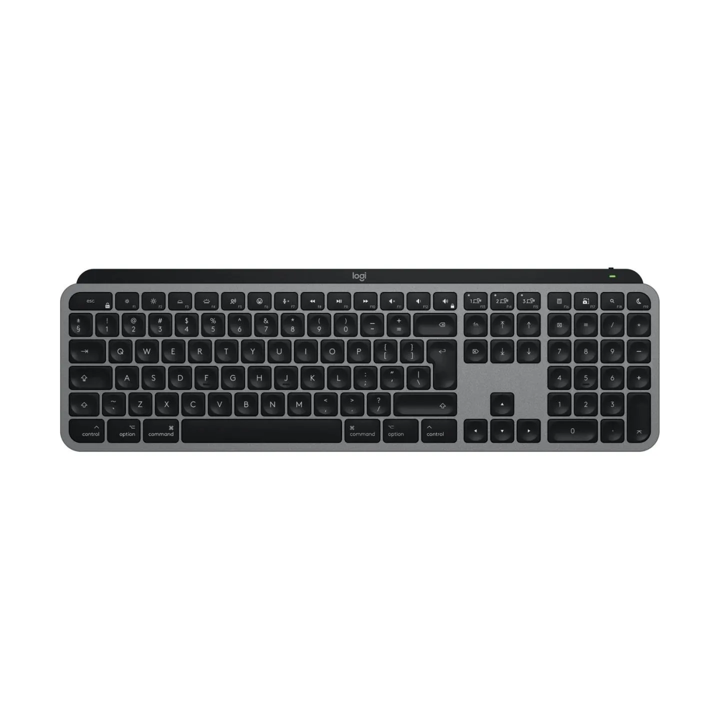 Logitech KEYBOARD WRL MX KEYS S MAC/SPACE GREY 920-011637 LOGITECH