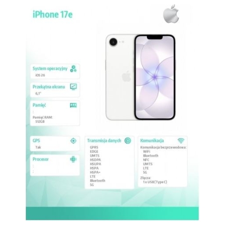 Apple iPhone 17e 512GB White