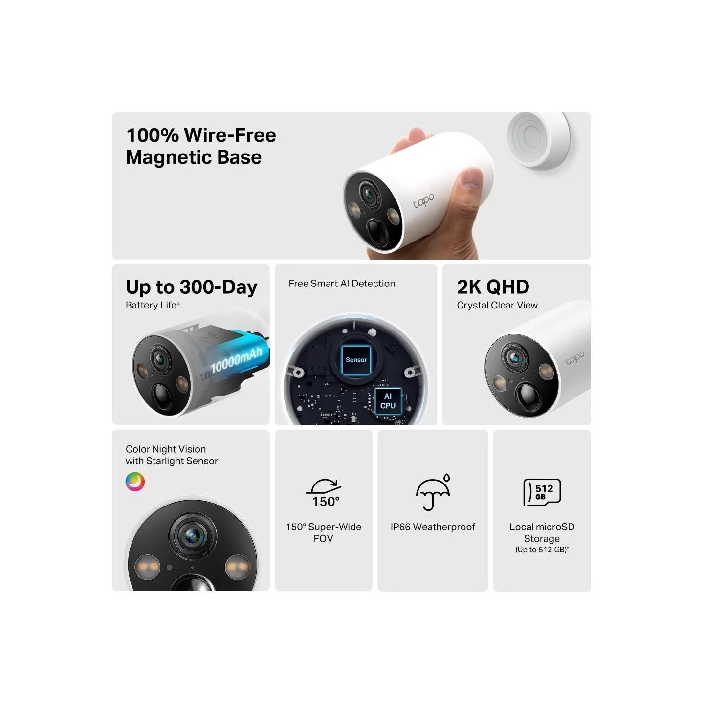 Tp-Link WRL CAMERA SMART H.264/TAPO C425 TP-LINK