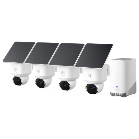 Anker Eufy SoloCam E42 4-Cam Kit (HomeBase 3) | 8 MP | F/1.6 | IP65 | Micro SD, Max. 128 GB