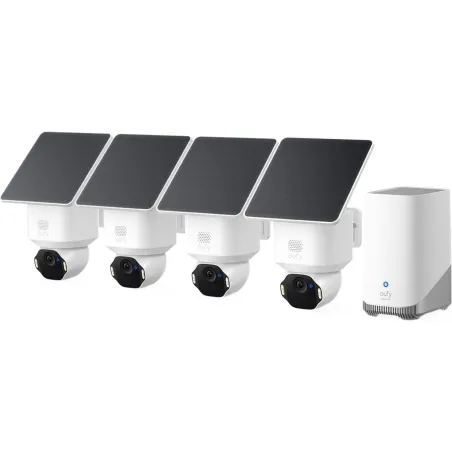 Anker Eufy SoloCam E42 4-Cam Kit (HomeBase 3) | 8 MP | F/1.6 | IP65 | Micro SD, Max. 128 GB