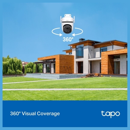 Tp-Link | Pan/Tilt Security Wi-Fi Camera | Tapo C520WS | Dome | 4 MP | 3.18 mm/F1.6 | IP66 | H.264 | MicroSD, up to 512 GB