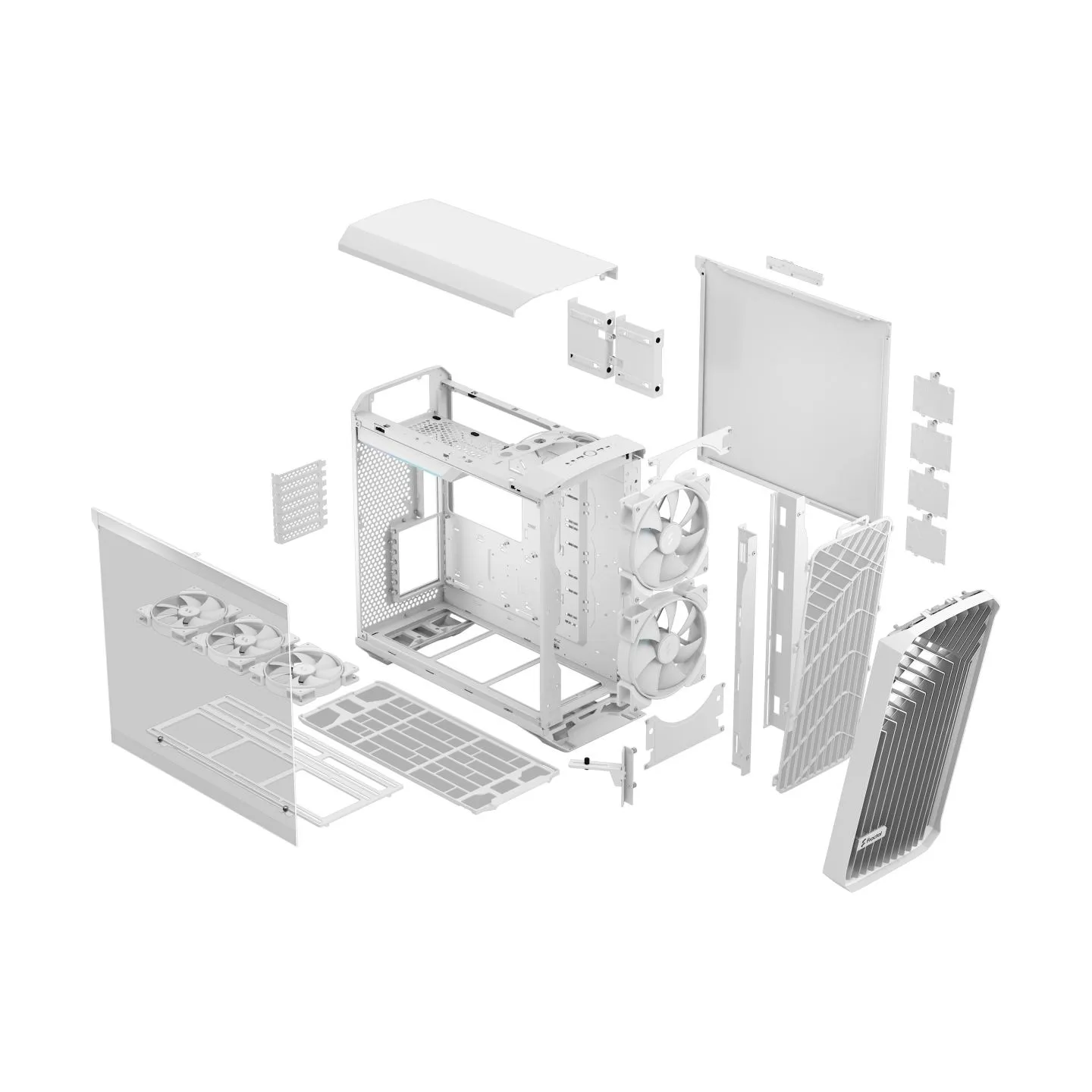 Fractal Design | Torrent | ATX | RGB White TG clear tint