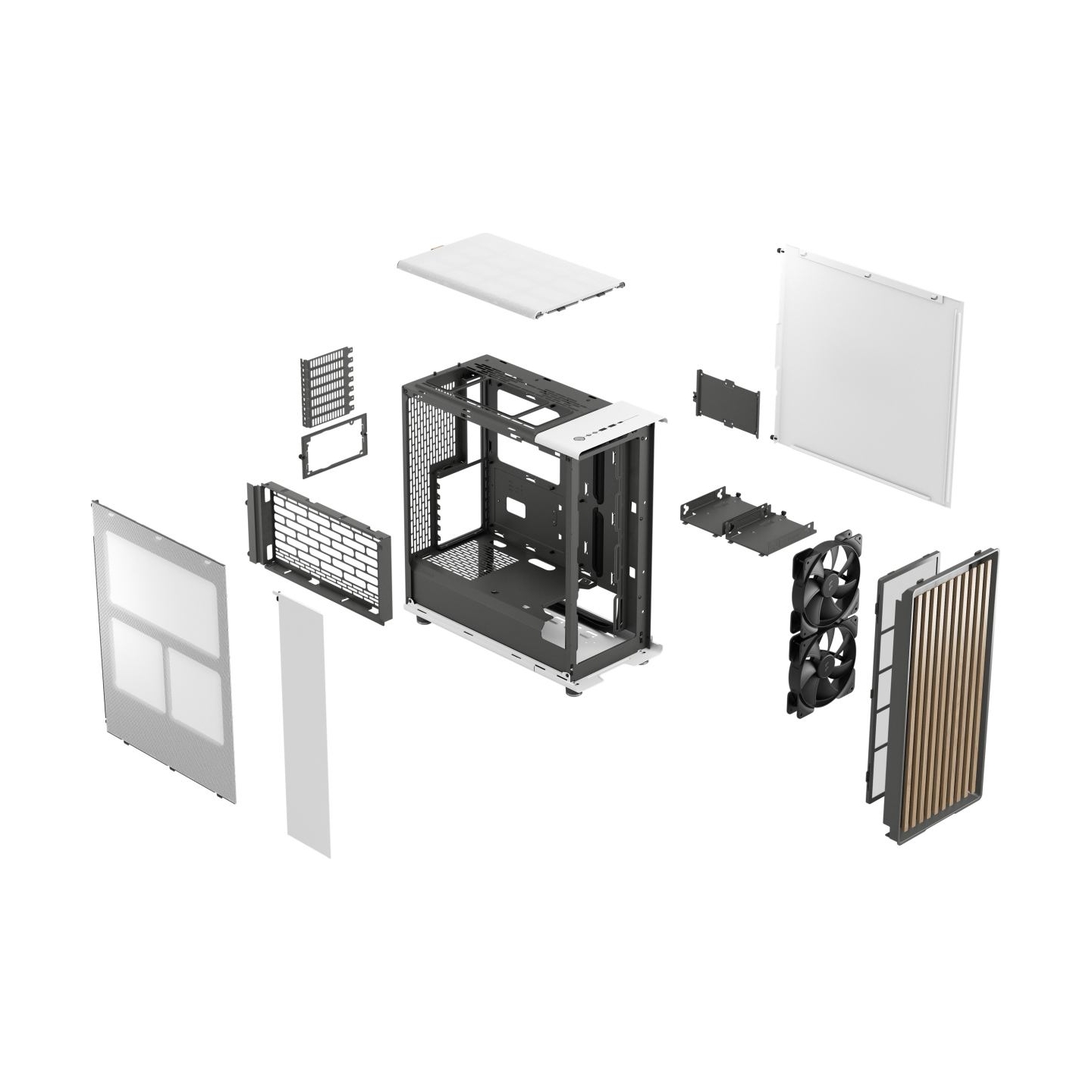 Fractal Design Case North Chalk White