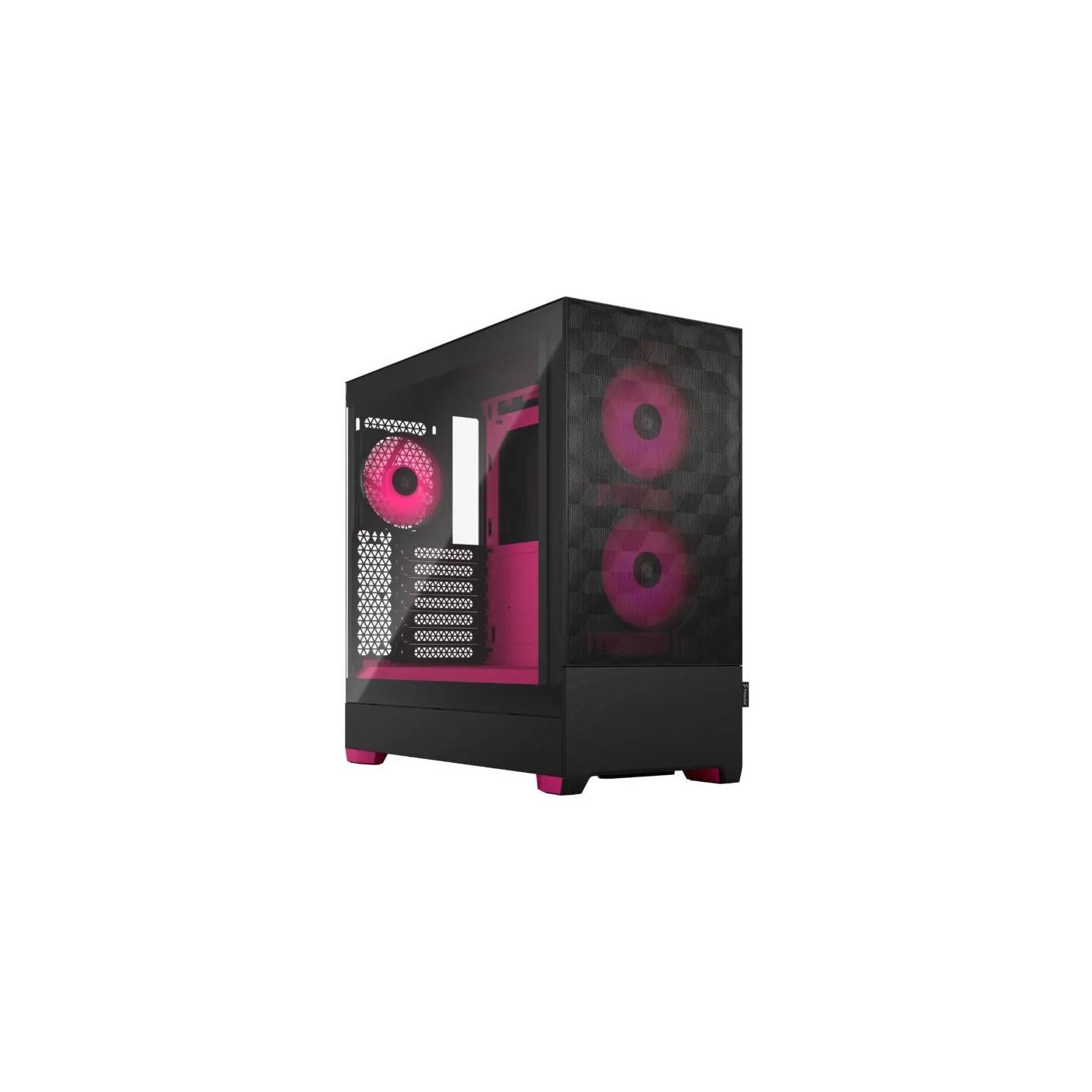 Fractal Design | Pop Air RGB | Side window | ATX, mATX, Mini ITX | ATX | Magenta Core TG Clear Tint