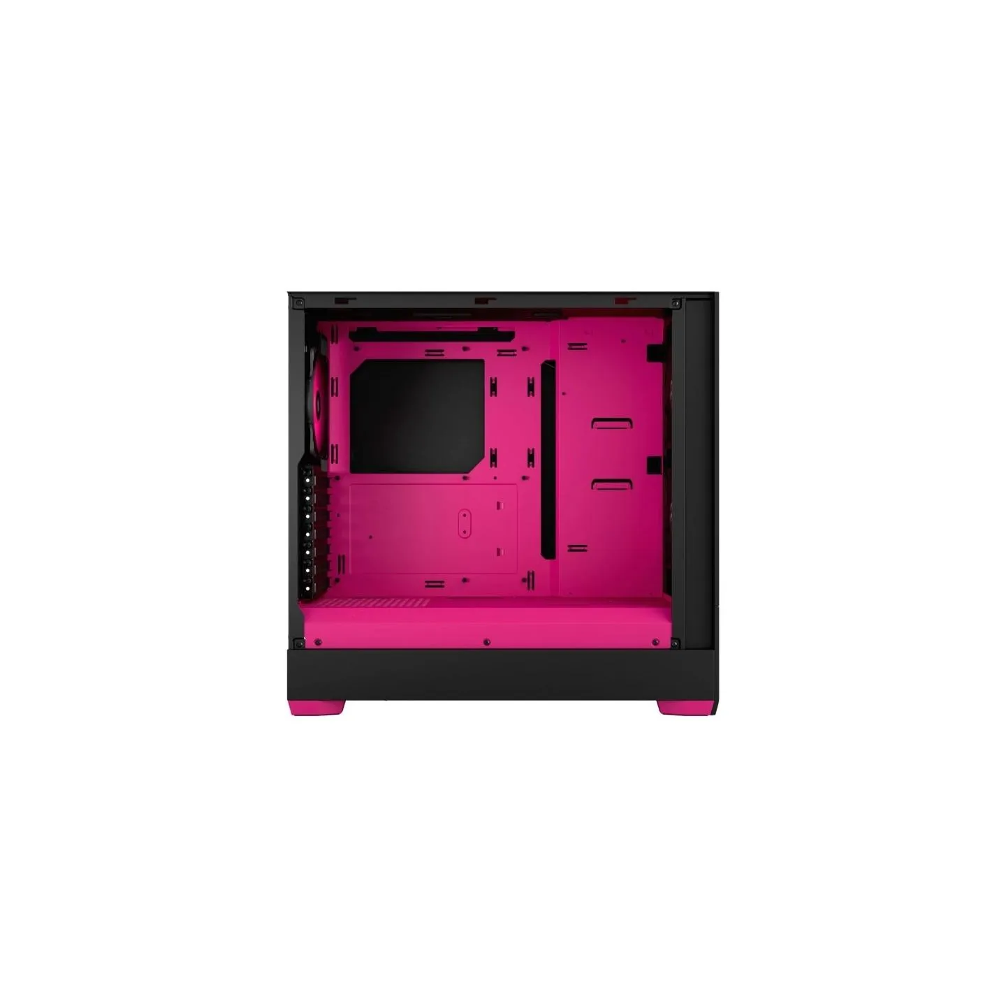 Fractal Design | Pop Air RGB | Side window | ATX, mATX, Mini ITX | ATX | Magenta Core TG Clear Tint