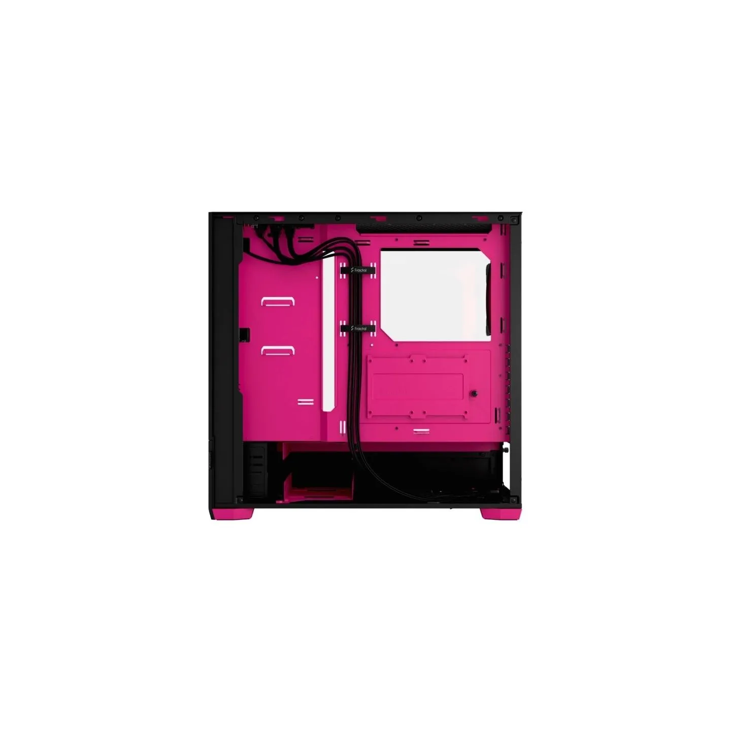Fractal Design | Pop Air RGB | Side window | ATX, mATX, Mini ITX | ATX | Magenta Core TG Clear Tint