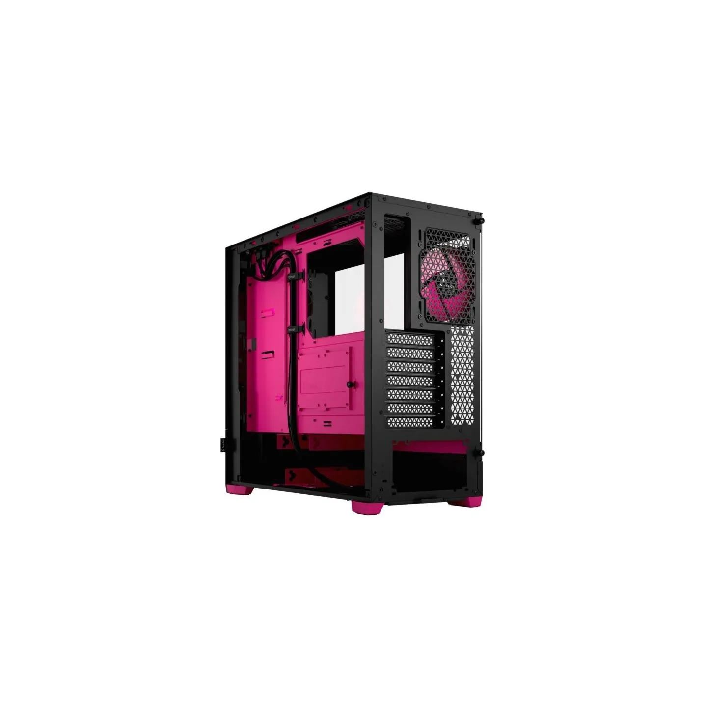 Fractal Design | Pop Air RGB | Side window | ATX, mATX, Mini ITX | ATX | Magenta Core TG Clear Tint