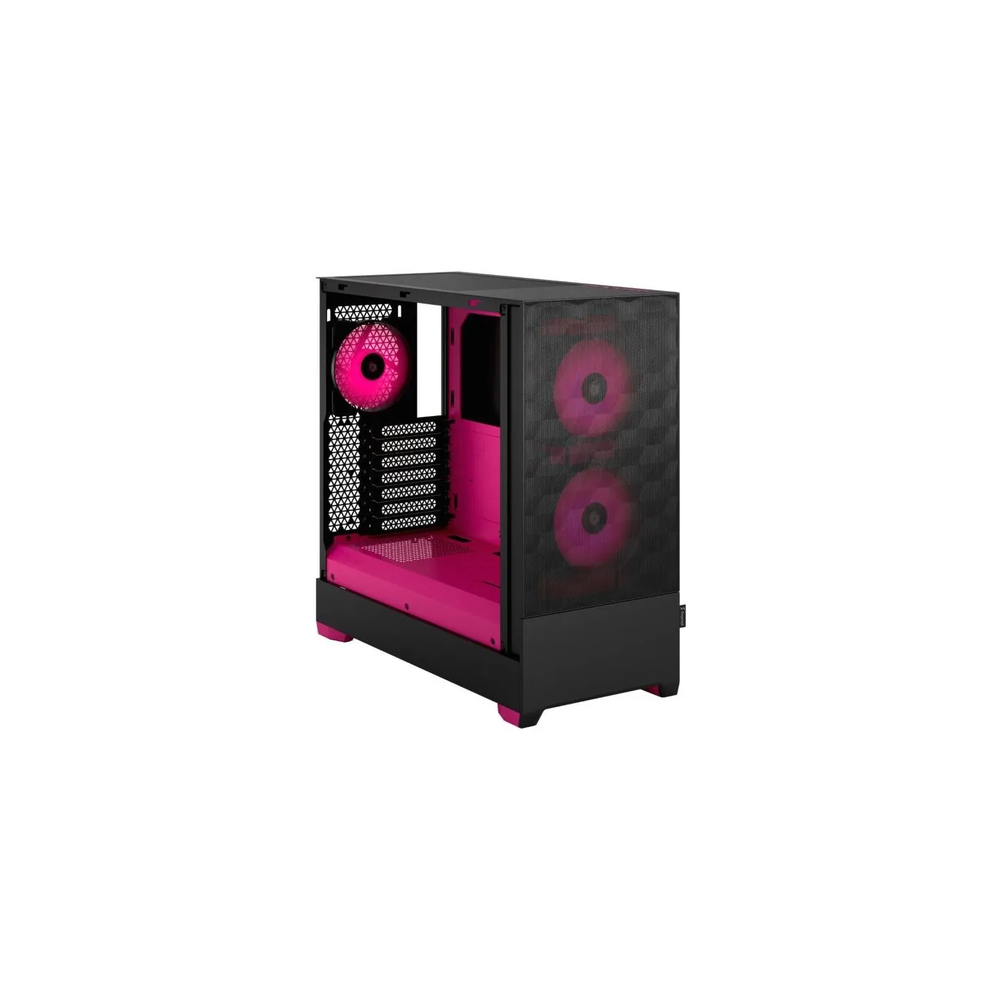 Fractal Design | Pop Air RGB | Side window | ATX, mATX, Mini ITX | ATX | Magenta Core TG Clear Tint
