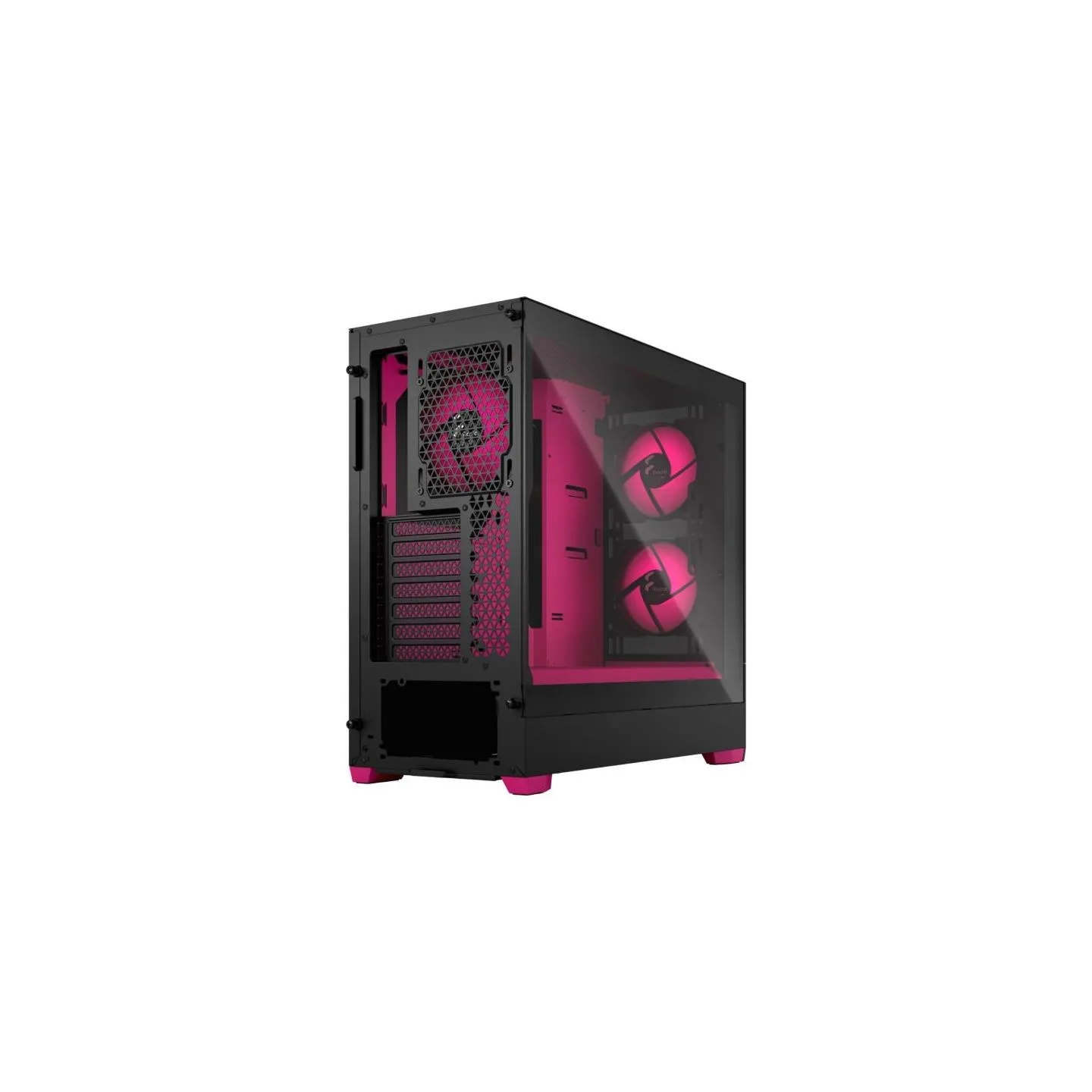 Fractal Design | Pop Air RGB | Side window | ATX, mATX, Mini ITX | ATX | Magenta Core TG Clear Tint