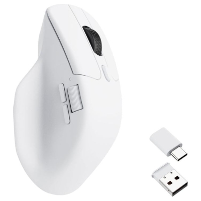 Keychron M6 (1000Hz) White  Wireless Mouse / M6-A3