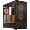 Fractal Design | Pop Air RGB | Side window | ATX, mATX, Mini ITX | ATX | Orange Core TG Clear Tint
