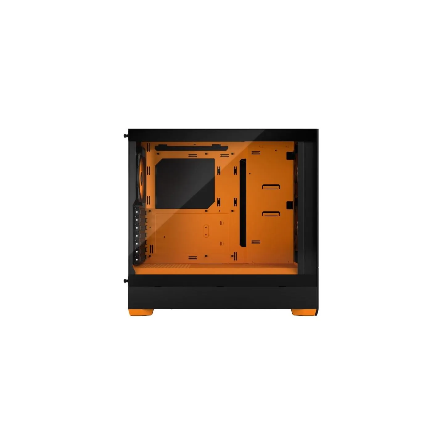 Fractal Design | Pop Air RGB | Side window | ATX, mATX, Mini ITX | ATX | Orange Core TG Clear Tint
