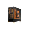 Fractal Design | Pop Air RGB | Side window | ATX, mATX, Mini ITX | ATX | Orange Core TG Clear Tint