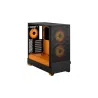 Fractal Design | Pop Air RGB | Side window | ATX, mATX, Mini ITX | ATX | Orange Core TG Clear Tint
