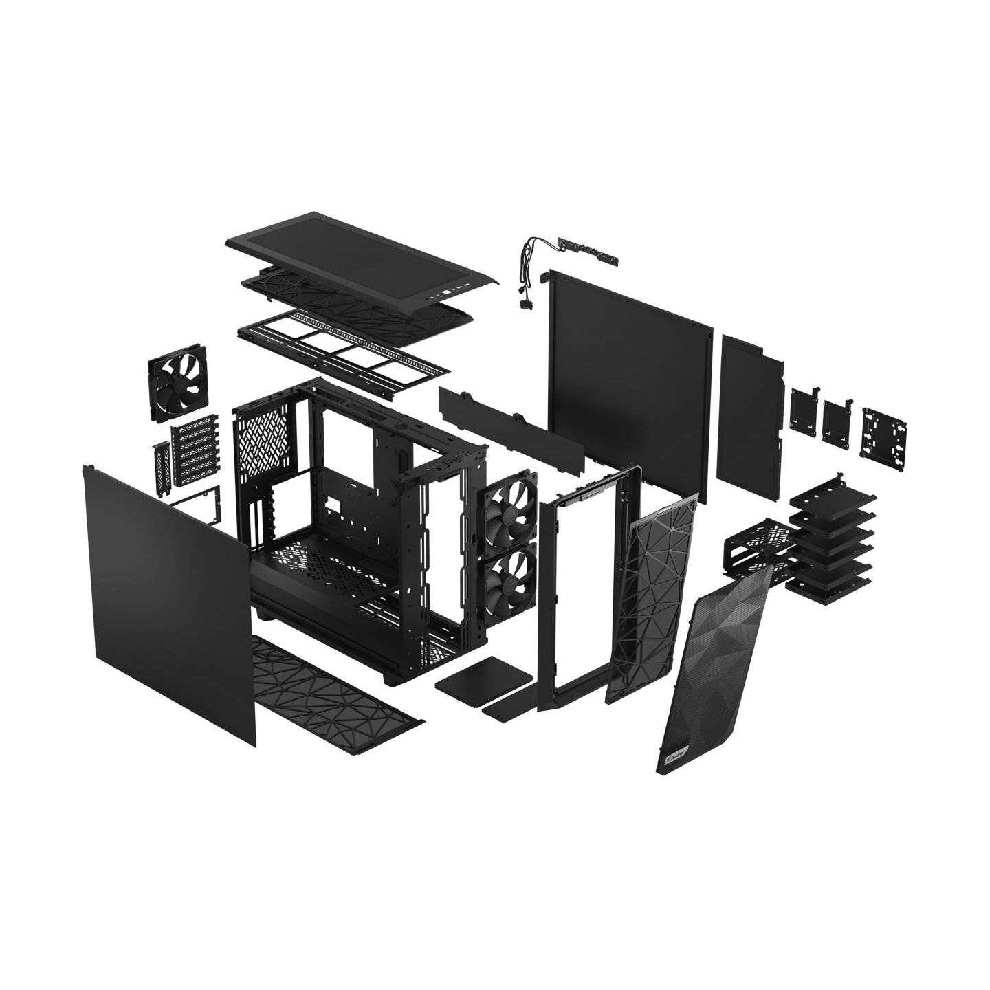 Fractal Design | Meshify 2 | ATX | Black Solid