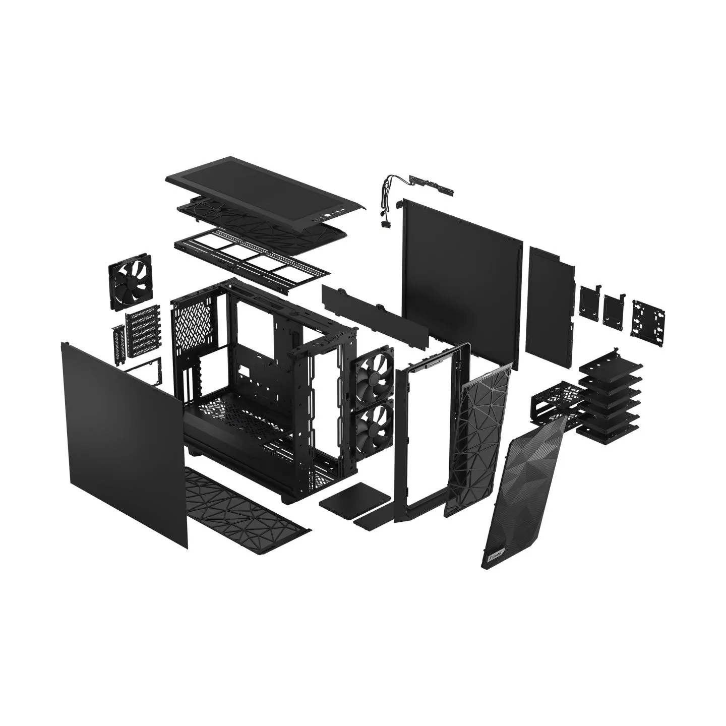 Fractal Design | Meshify 2 | ATX | Black Solid