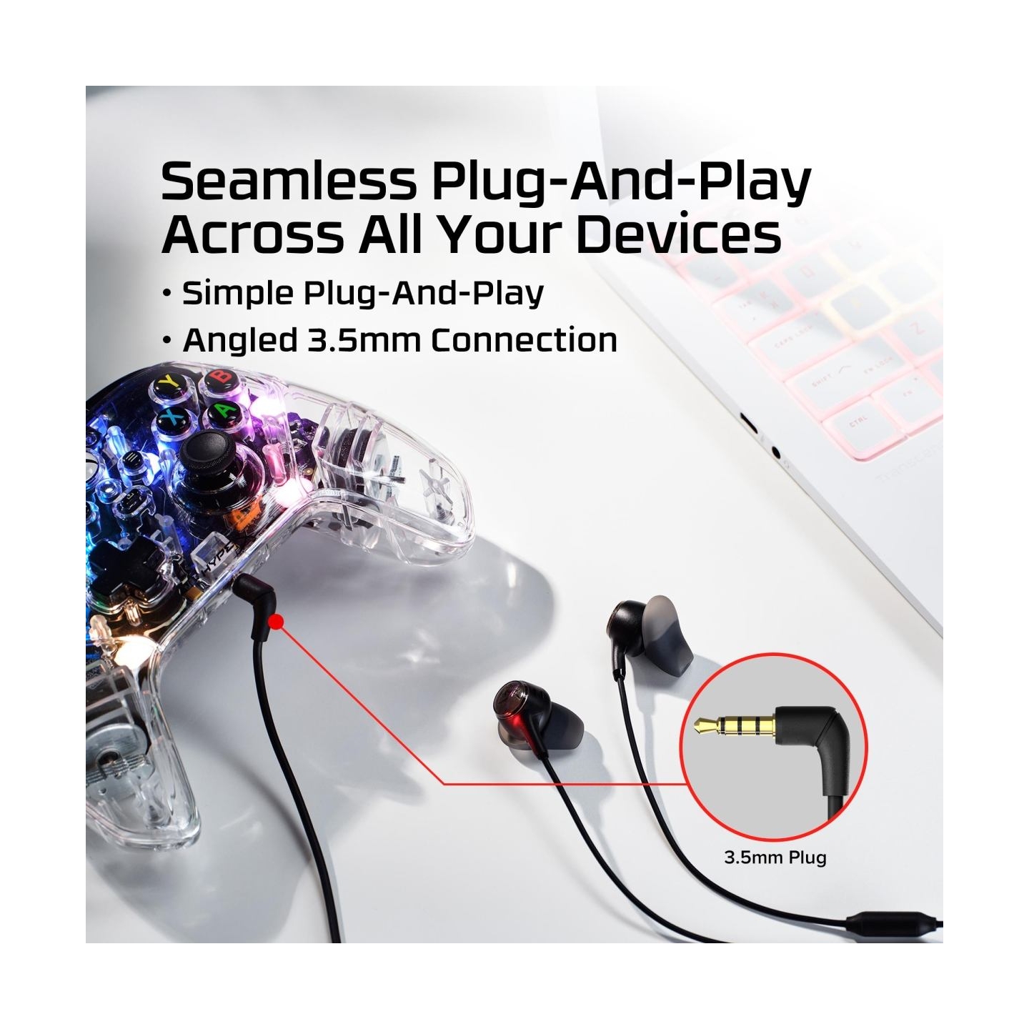 Hyperx HEADSET HYPERX CLOUD EARBUDS/III BLACK BN7R9AA HYPERX