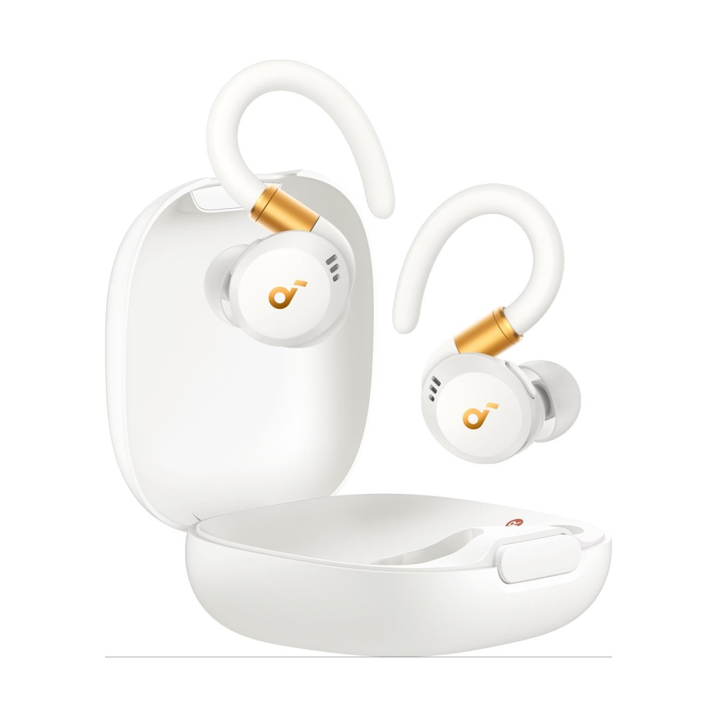 Anker Soundcore | Earbuds with Hook | Sport X20 | Bluetooth | ANC | White/Gold