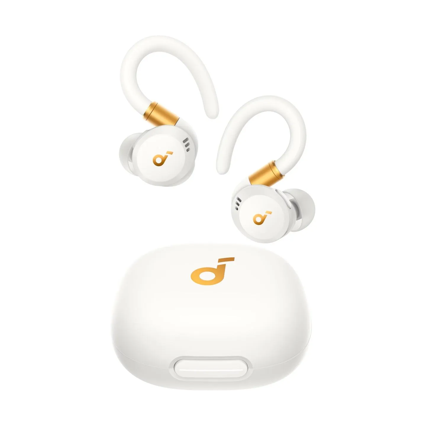 Anker Soundcore | Earbuds with Hook | Sport X20 | Bluetooth | ANC | White/Gold