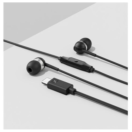 Sennheiser Headphones | CX 80U | Wired | In-ear | Microphone | Black