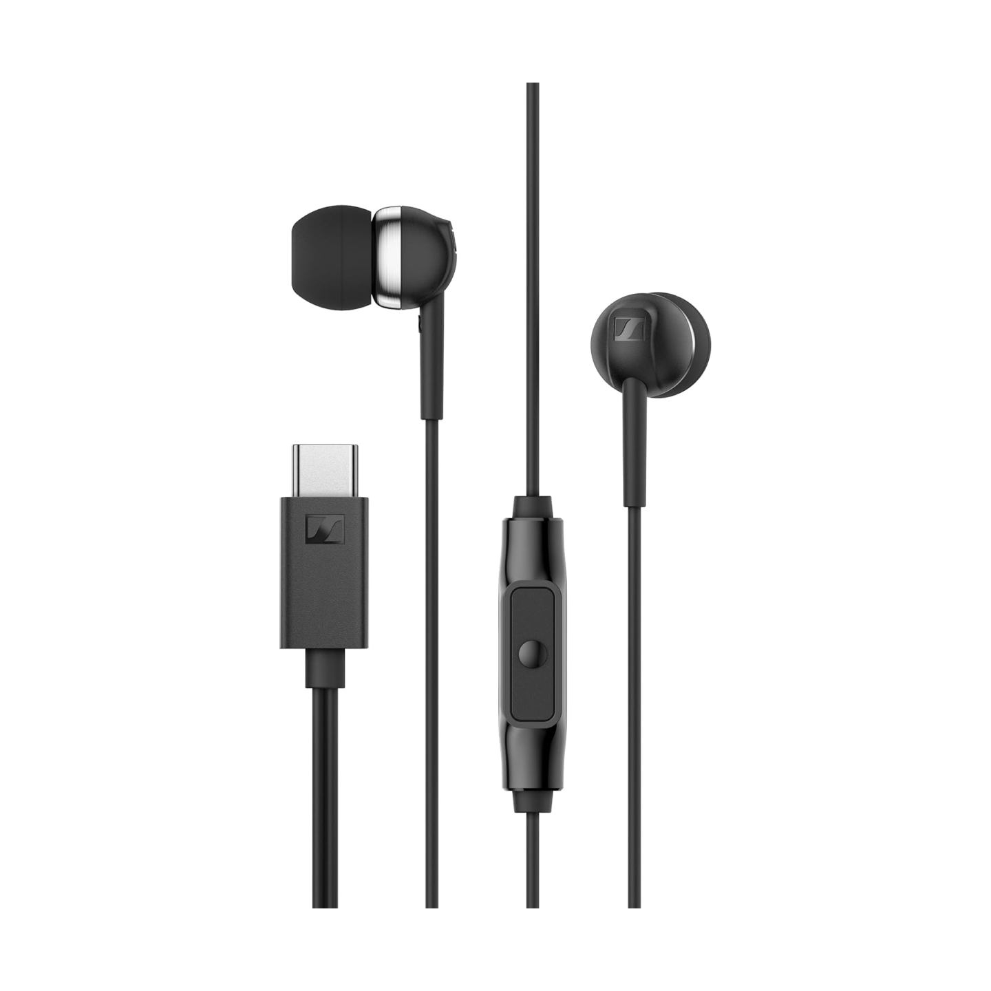 Sennheiser Headphones | CX 80U | Wired | In-ear | Microphone | Black