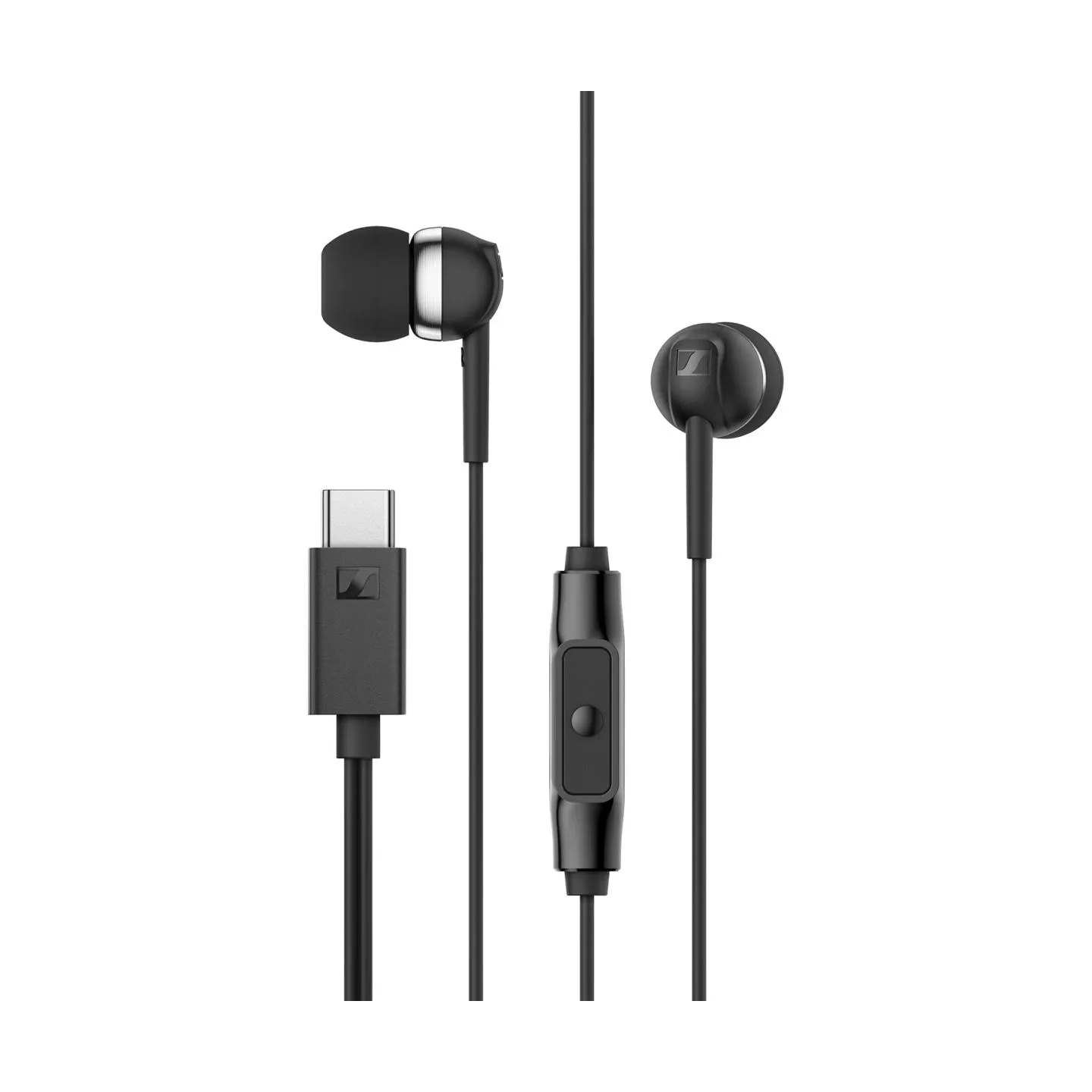 Sennheiser Headphones | CX 80U | Wired | In-ear | Microphone | Black