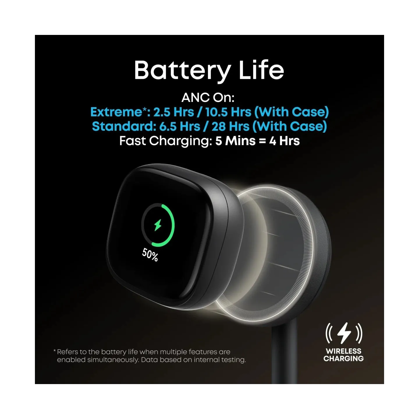 Anker Soundcore Wireless Earbuds | Liberty 5 Pro Max | Bluetooth | In-Ear | Microphone | Black | Noise canceling | Noise reducti