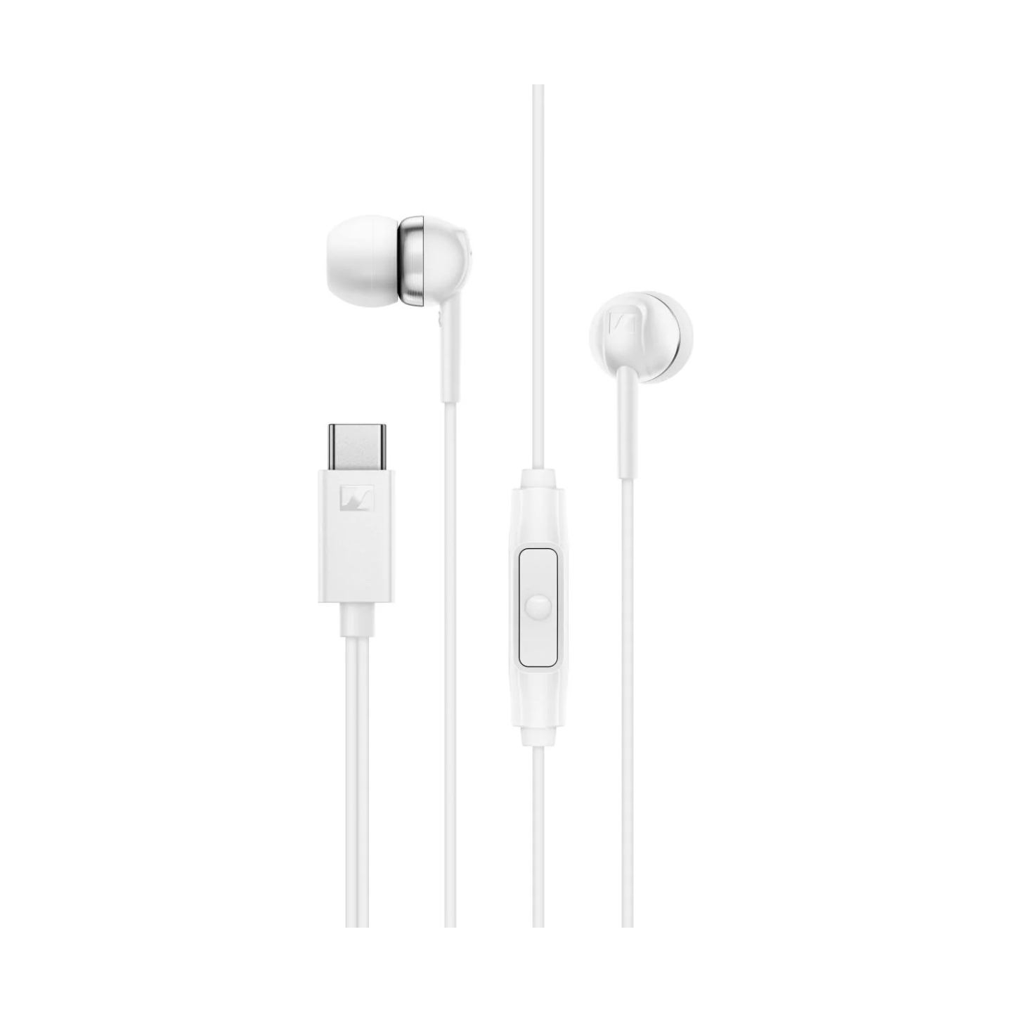 Sennheiser Headphones | CX 80U | Wired | In-ear | Microphone | White