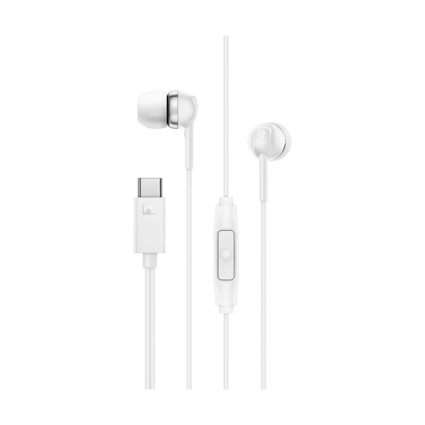 Sennheiser Headphones | CX 80U | Wired | In-ear | Microphone | White