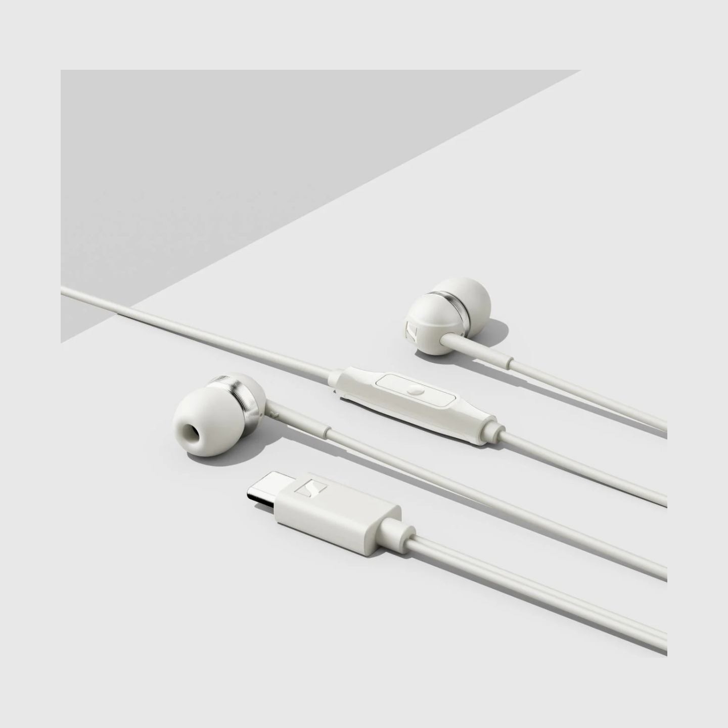Sennheiser Headphones | CX 80U | Wired | In-ear | Microphone | White