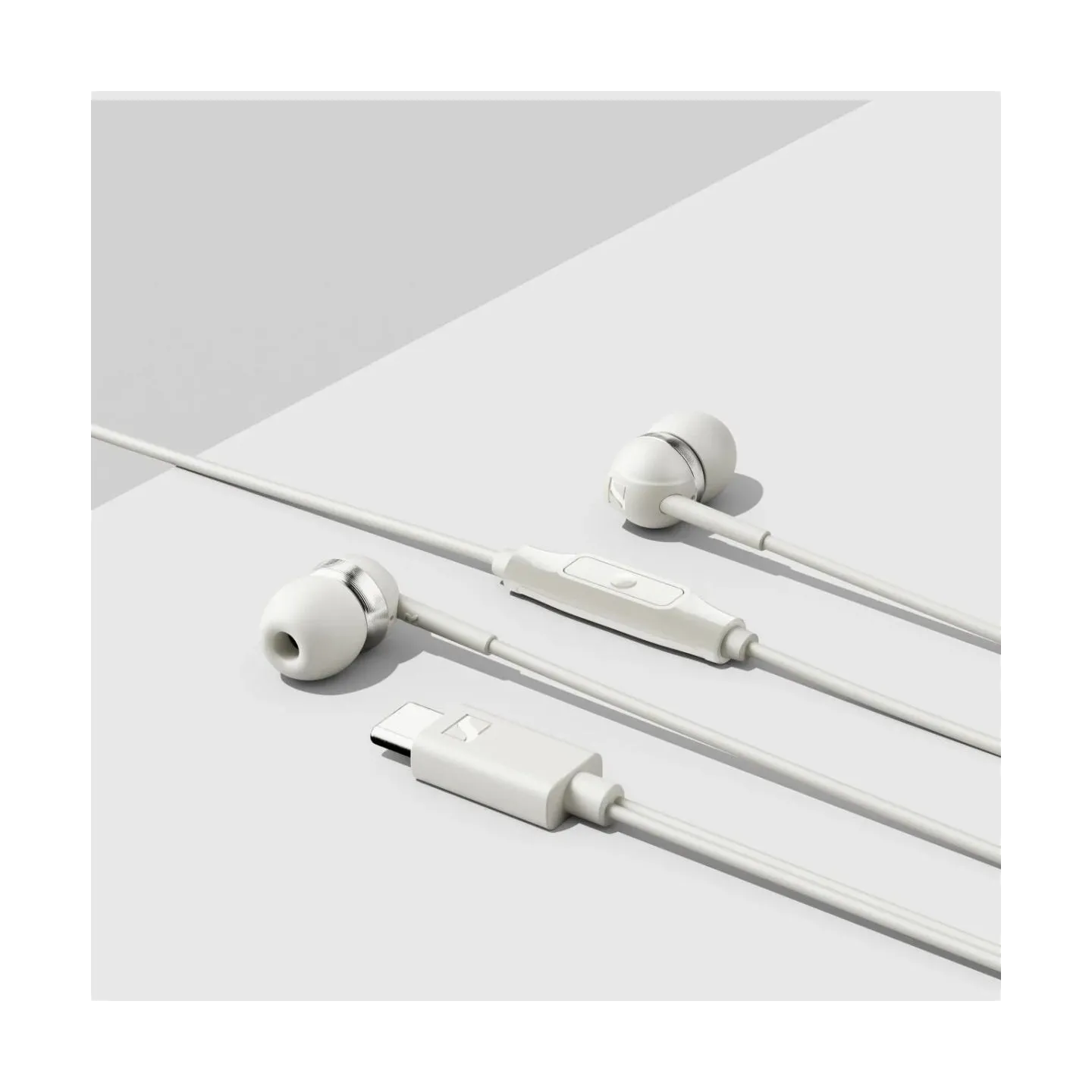 Sennheiser Headphones | CX 80U | Wired | In-ear | Microphone | White