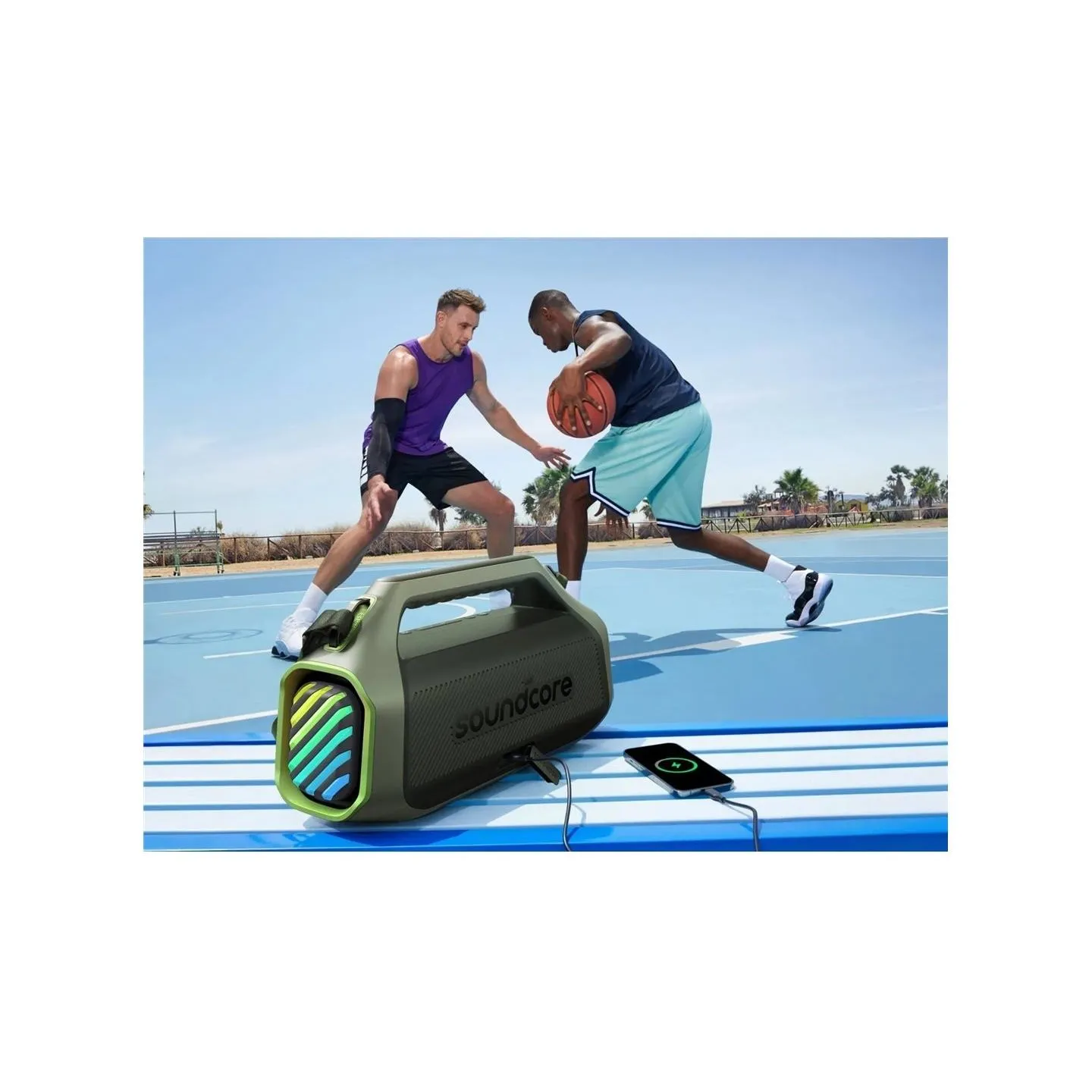 Anker Soundcore Boom 2 Plus A3134 Bluetooth Speaker, Green