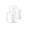 Tp-Link Wireless Router|TP-LINK|Deco X60 (3-pack)|Qtty 3 pc(s)|Qtty 3 pc(s)|Wi-Fi band Dual-band (2.4 GHz / 5 GHz)|Wi-Fi 6 (802.