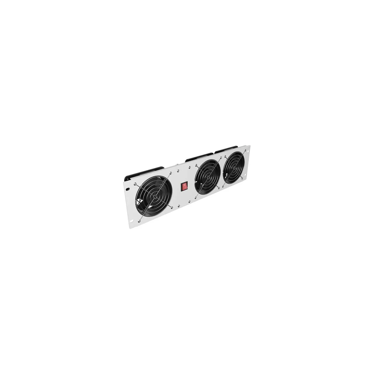 Lanberg Vertical Ventilation Panel 19" 3U for Rack three Fans 230V | AK-1506-S | Grey