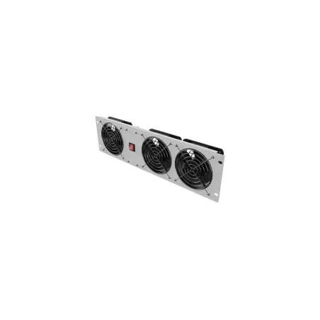 Lanberg Vertical Ventilation Panel 19" 3U for Rack three Fans 230V | AK-1506-S | Grey