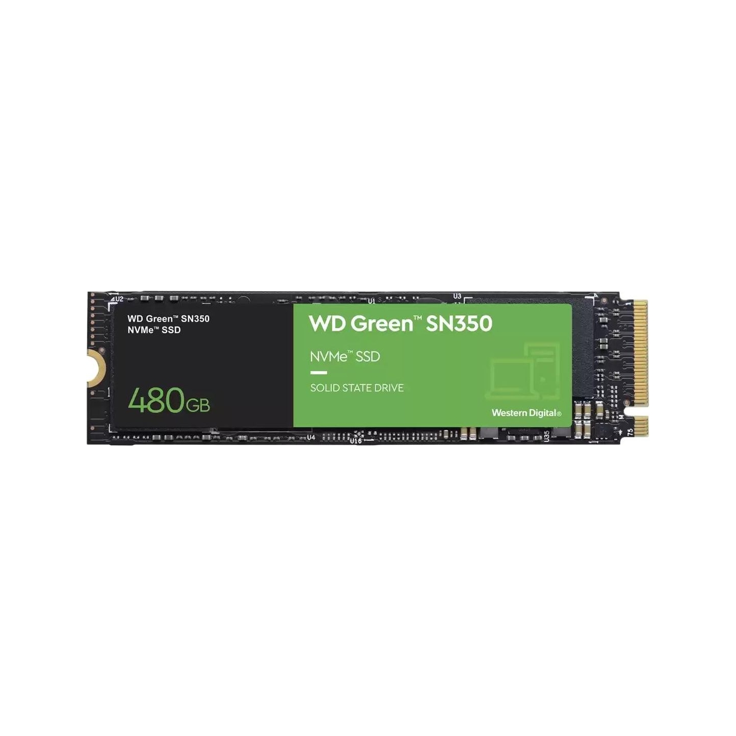 Sandisk SSD|SANDISK| 480 GB|M.2|PCI Express 3.0|NVMe Yes|Write speed 1650 MB/s|Read speed 2400 MB/s|MTBF 1000000 h|60xTBW rating