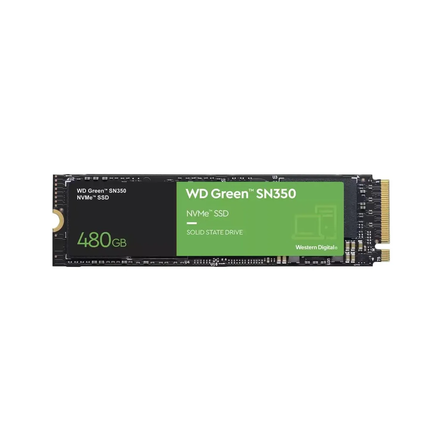 Sandisk SSD|SANDISK| 480 GB|M.2|PCI Express 3.0|NVMe Yes|Write speed 1650 MB/s|Read speed 2400 MB/s|MTBF 1000000 h|60xTBW rating