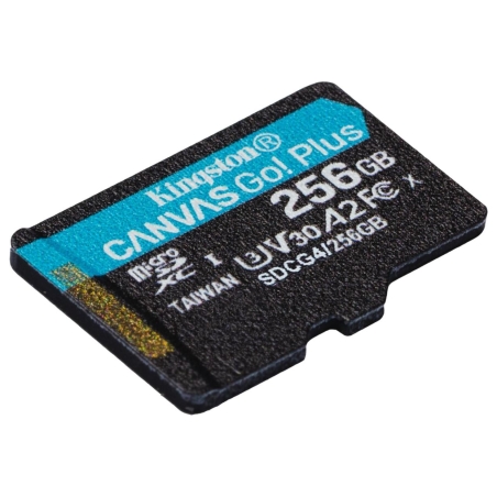 Kingston Memory card microSD 256GB Canvas Go! Plus 200MB/s A2 U3 V30