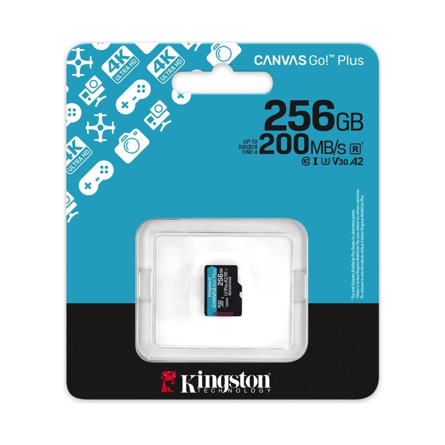 Kingston MEMORY MICRO SDXC 256GB UHS-I/1P SDCG4/256GBSP KINGSTON