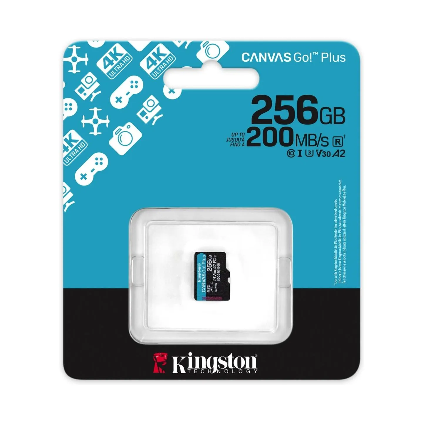 Kingston MEMORY MICRO SDXC 256GB UHS-I/1P SDCG4/256GBSP KINGSTON