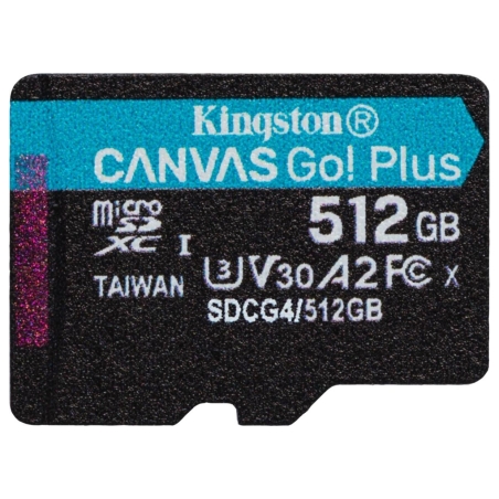 Kingston MEMORY MICRO SDXC 512GB UHS-I/SDCG4/512GBSP KINGSTON