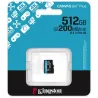 Kingston MEMORY MICRO SDXC 512GB UHS-I/SDCG4/512GBSP KINGSTON