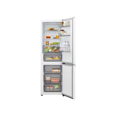 LG Refrigerator | GBBSJ10ESW | Energy efficiency class E | Free standing | Combi | Height 186 cm | Fridge net capacity 220 L | F