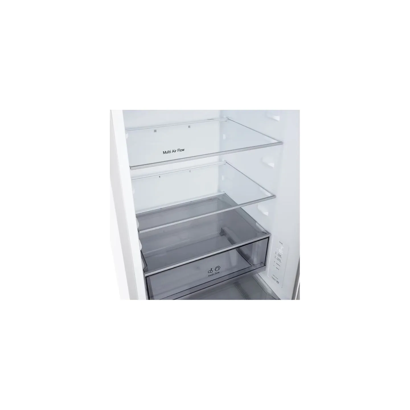 LG Refrigerator | GBBSJ10ESW | Energy efficiency class E | Free standing | Combi | Height 186 cm | Fridge net capacity 220 L | F