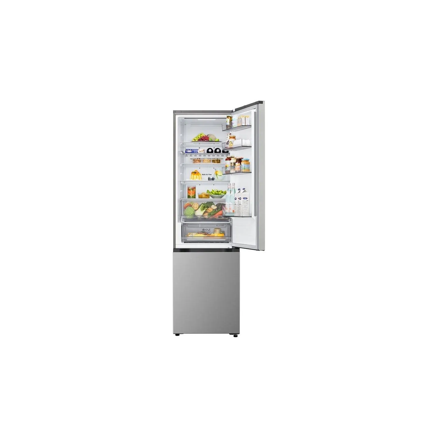 LG GBBS312CPY Refrigerator, C, Free-standing, Combi, Height 1.86 m, Net fridge 220 L, Net freezer 113 L,Stainless Steel | LG