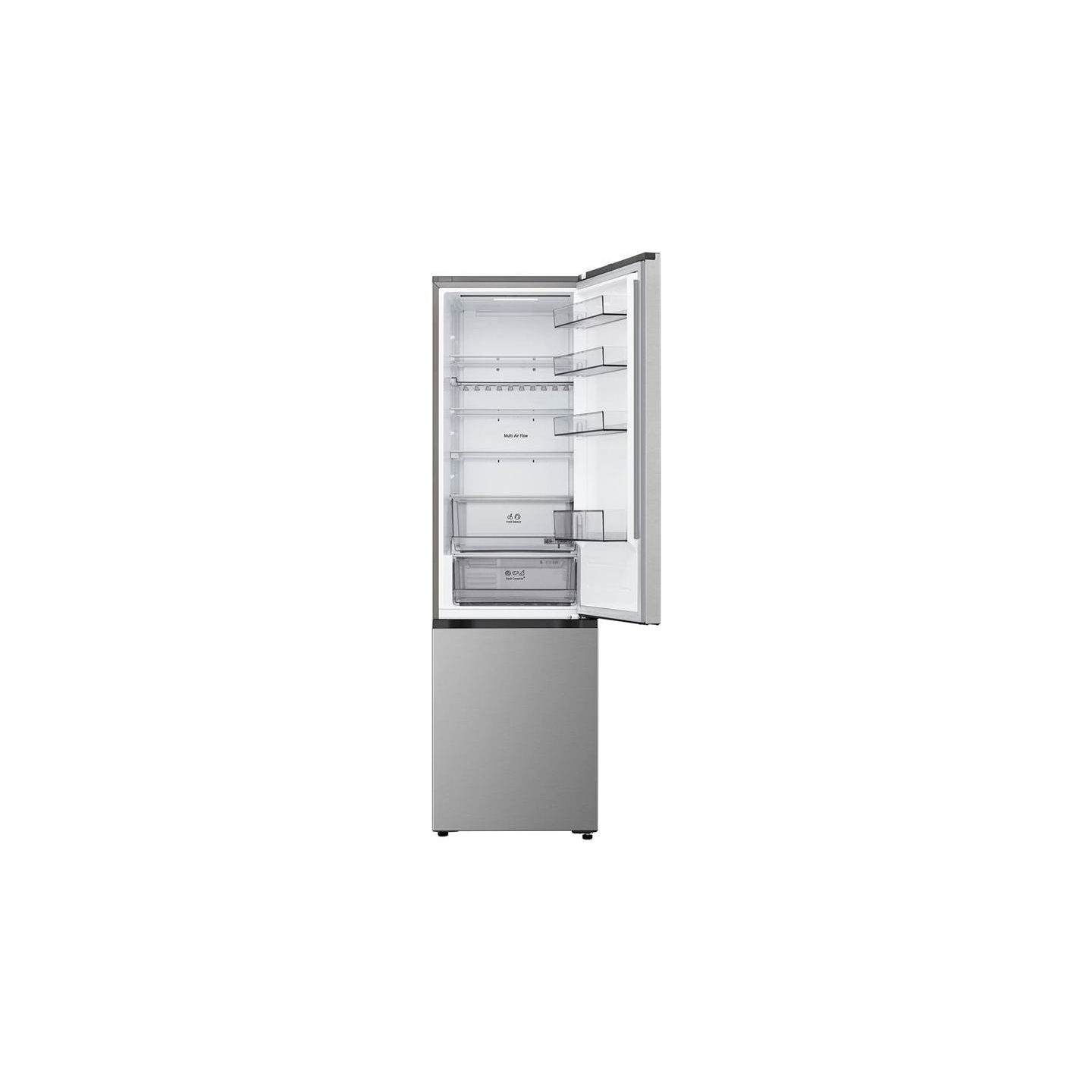 LG GBBS312CPY Refrigerator, C, Free-standing, Combi, Height 1.86 m, Net fridge 220 L, Net freezer 113 L,Stainless Steel | LG